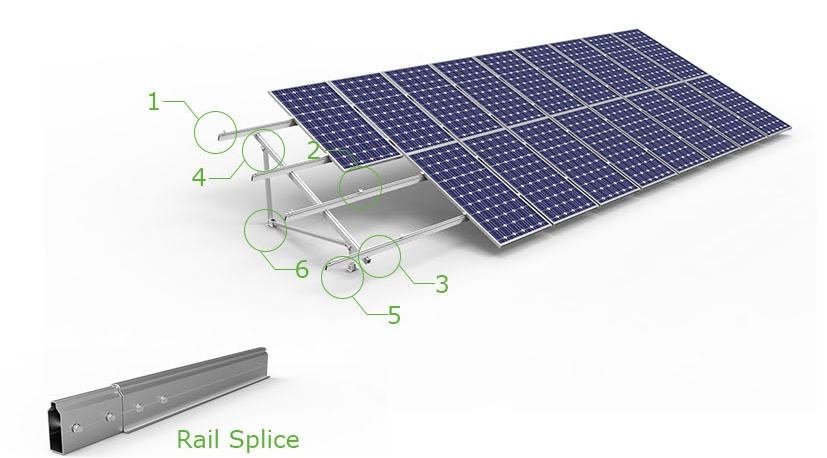 CP-KC-N Aluminum Ground Mounting System CP-KC-N Aluminum Ground Mounting System