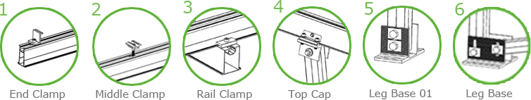 CP-KC-N Aluminum Ground Mounting System CP-KC-N Aluminum Ground Mounting System