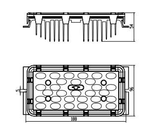 IP68 waterproof led modular