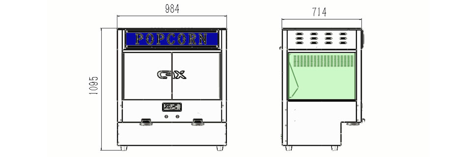 Dimensions of staging cabinet Dimensions of staging cabinet