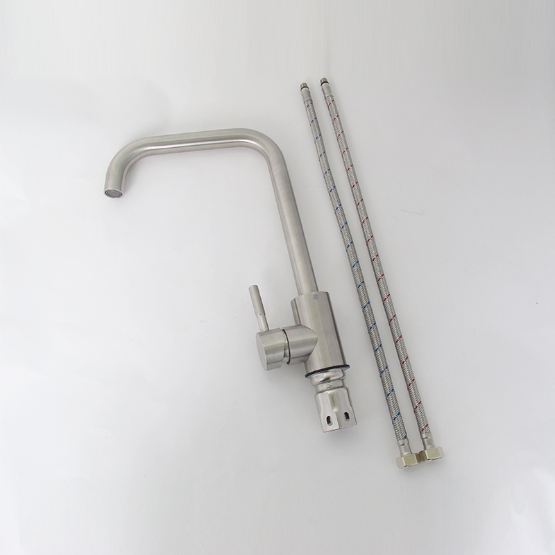 SUS304 Kitchen Mixer Stainless Steel Kitchen Faucet