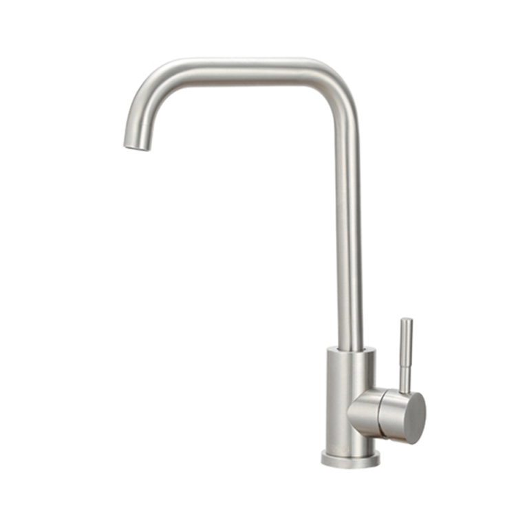 SUS304 Kitchen Mixer Stainless Steel Kitchen Faucet