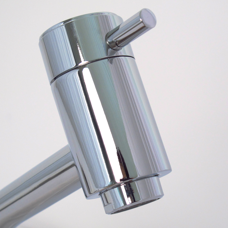 polished brass single handle bathroom faucets