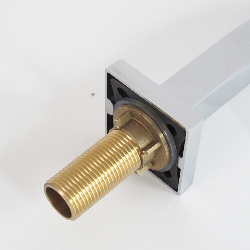 Single Square Single Hole Basin Faucet Double Panel Veliger Faucet
