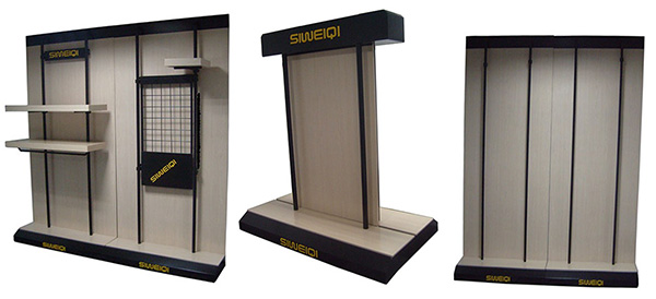  Fashion retail display fixtures wall unit