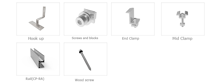 Roof Clamp with Bolts,Washers Roof Clamp with Bolts,Washers