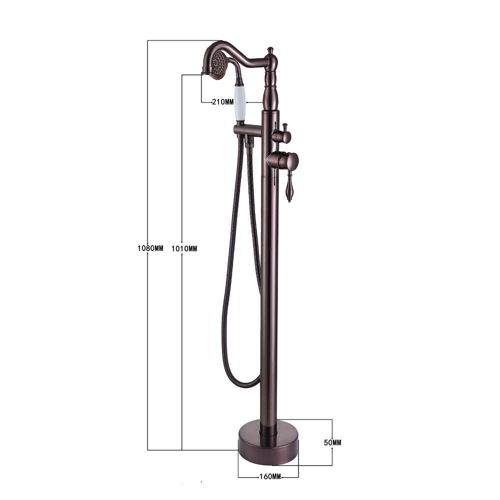 Floor-mounted Bath Spouts
