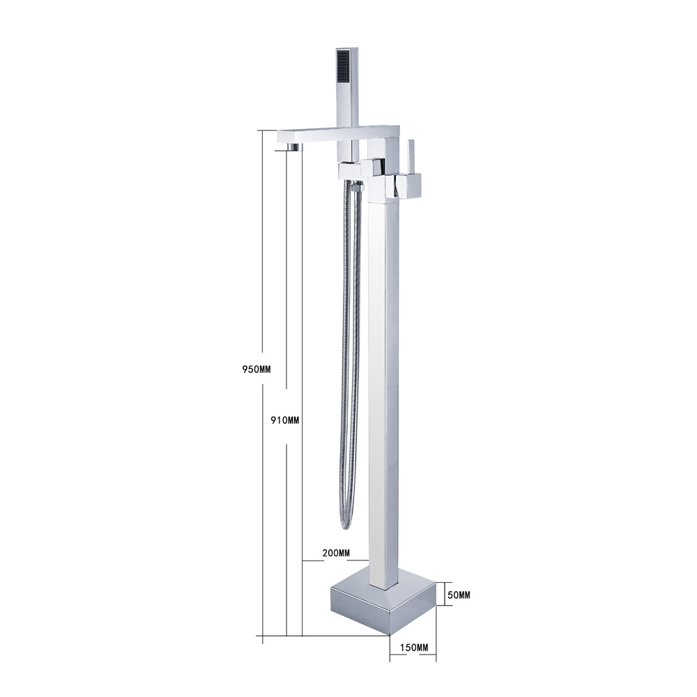 floor mount tub faucet