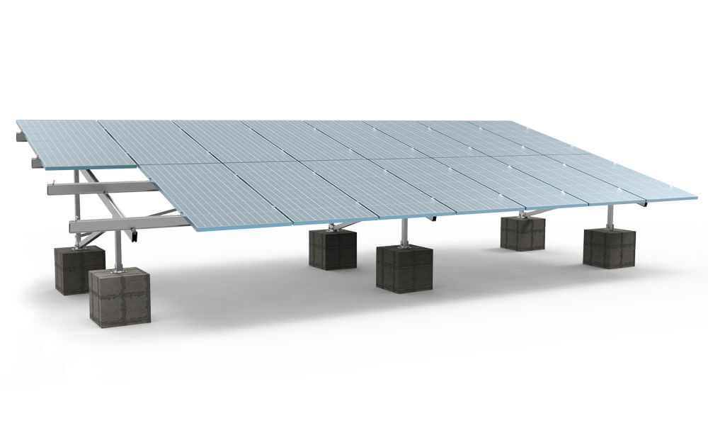 Solar Mounting Concrete Block