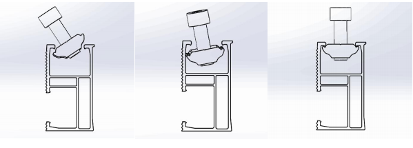 installation for solar panel mounting rails