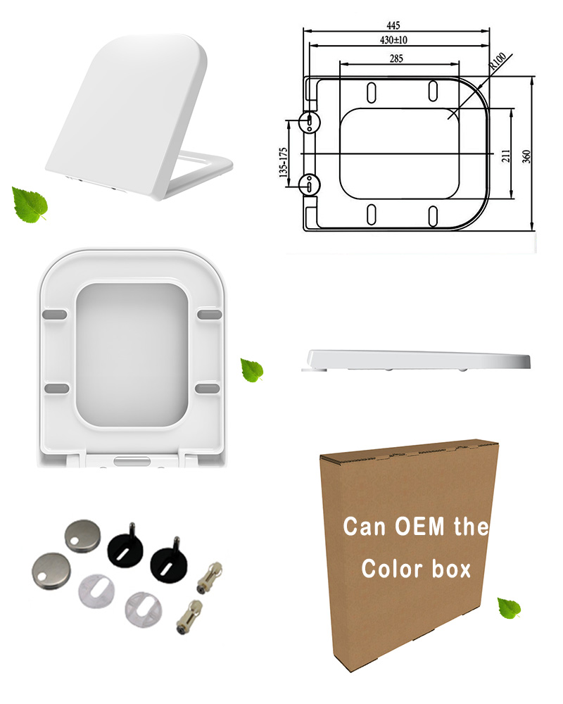 Square Shape Toilet Seat