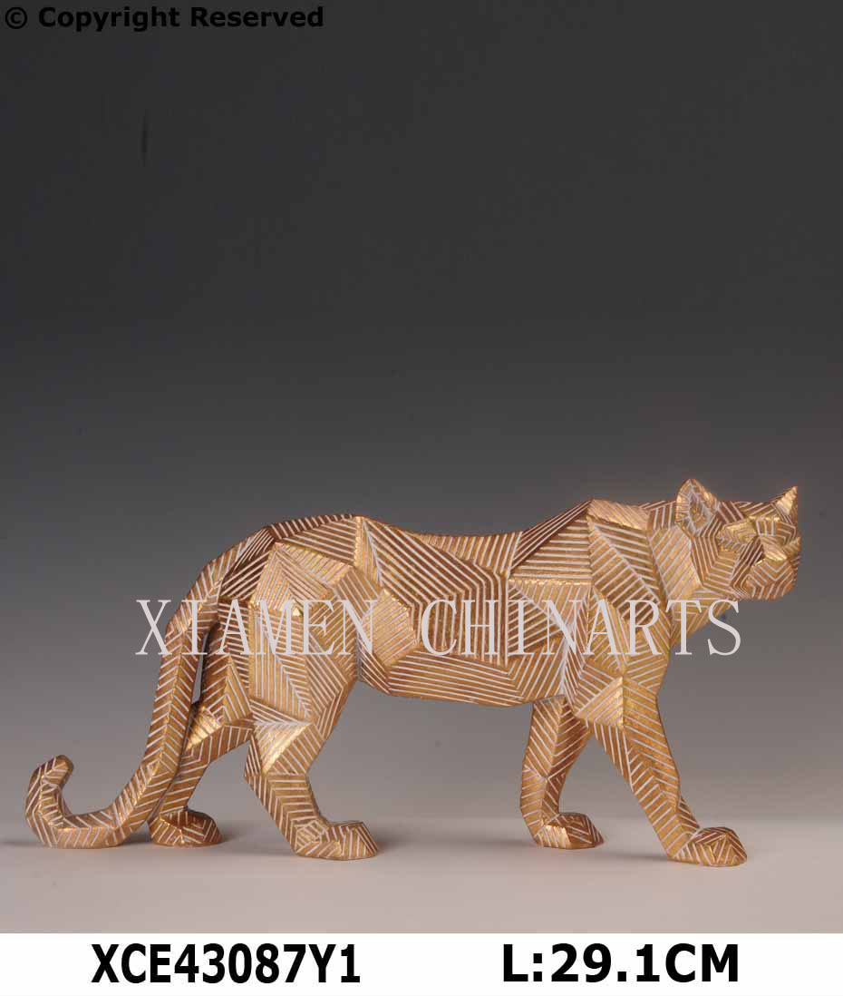 Home decor Resin Leopard