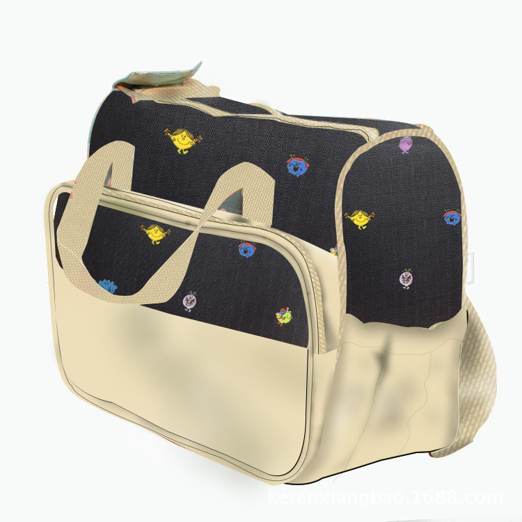 printed pattern diaper bag