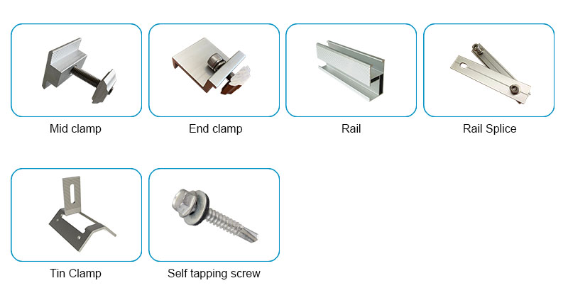 solar panel metal roof mounting kits