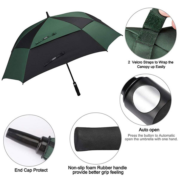 double layer golf umbrella