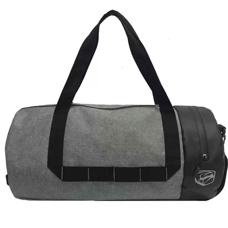 recycled duffel bag with pockets