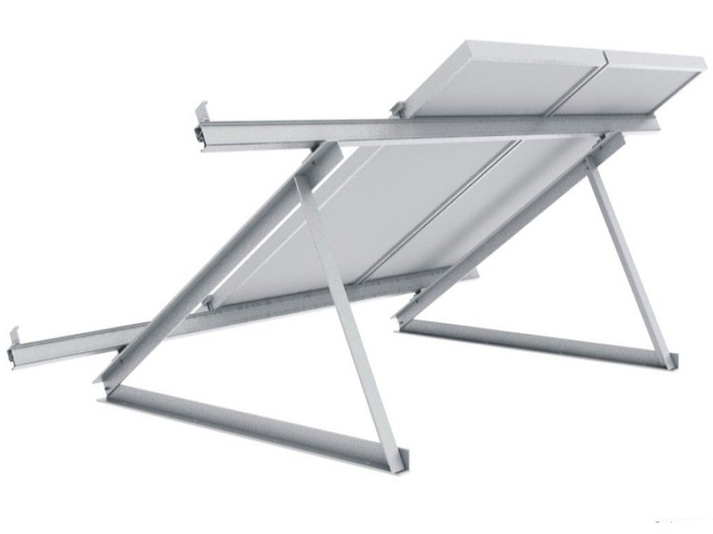Triangle flat roof mounting structures Triangle flat roof mounting structures
