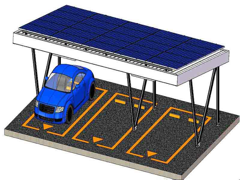 N-type Waterproof Solar Carport Mounting System N-type Waterproof Solar Carport Mounting System
