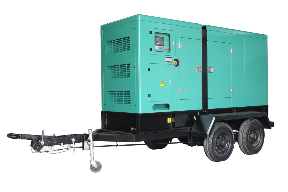 150kva dg set with movable trailer 150kva dg set with movable trailer