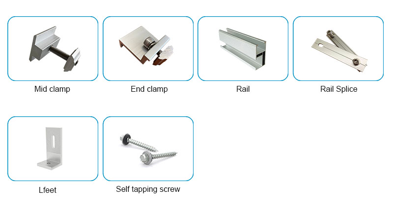 Solar panel roof mounting kits Solar panel roof mounting kits