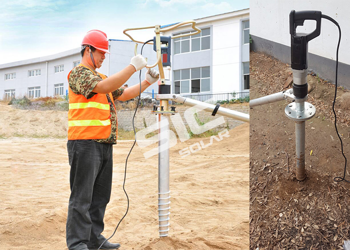 Ground screw electric drill Ground screw electric drill