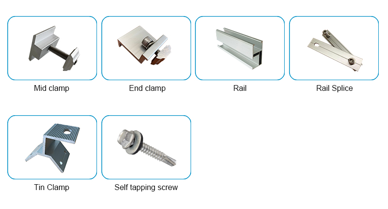 Metal roof clamps for solar panels Metal roof clamps for solar panels