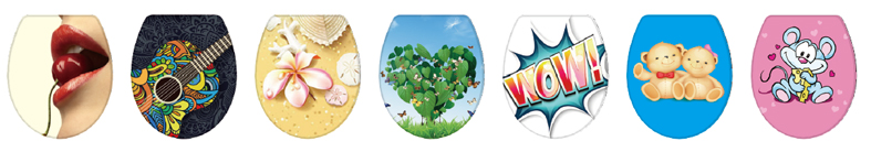 Decorative Toilet Lid Decorative Toilet Lid