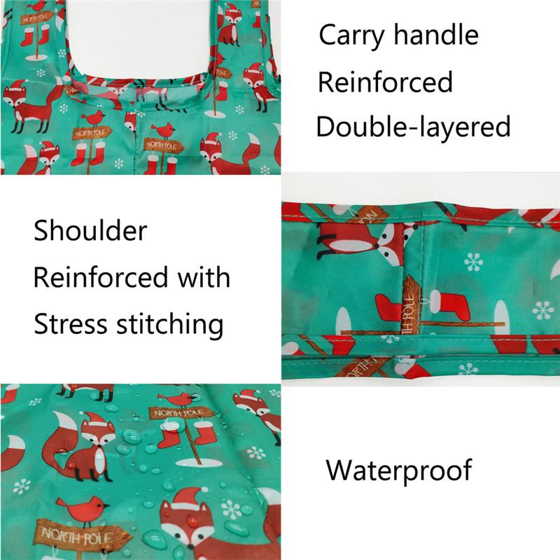 Foldable Shopping Bags with zip pouch