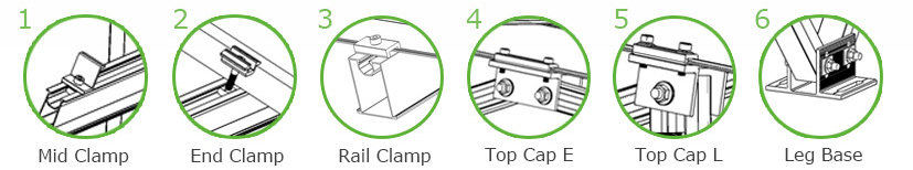 CP-KC-W Aluminum Ground Mounting System CP-KC-W Aluminum Ground Mounting System